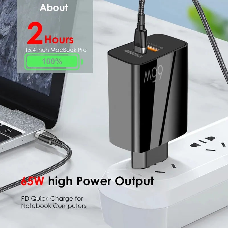 Supercharge USB & USB Type C Quick Charger Block