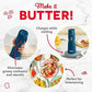 Cordless Butter Sprayer for Popcorn, Toast- White Juice fresh Lemon juice squeezer Food process