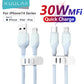 KUULAA USB LIGHTNING & USB Type C For iPhone 14 13 12 11 Pro Max X XS XR 8